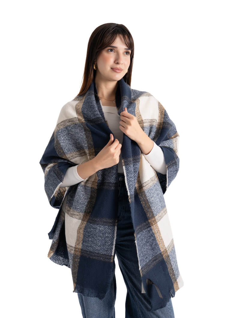 Écharpe à carreaux